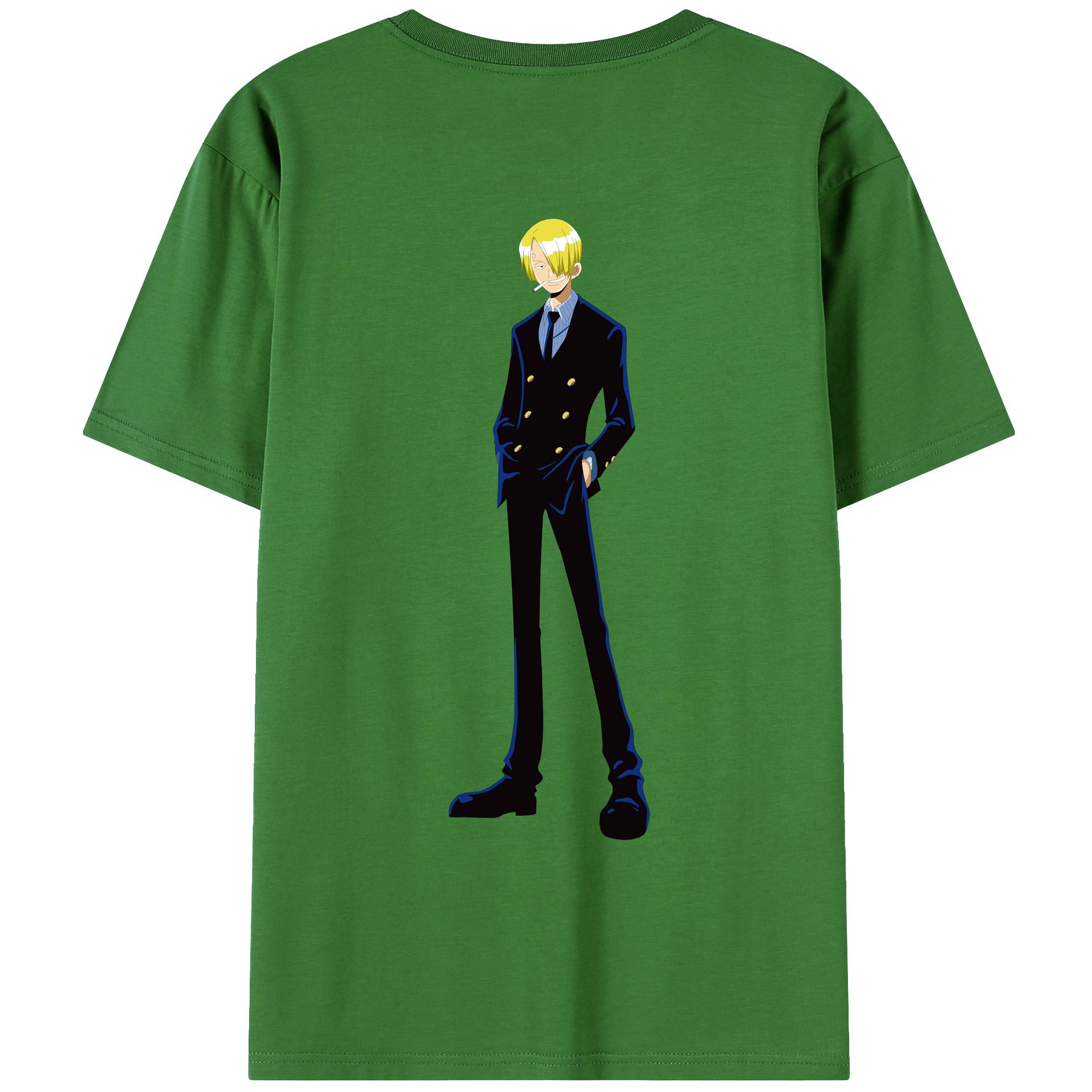（画像用） ワンピース サンジ ONE PIECE Sanji レディース半袖Tシャツ(バックプリント)